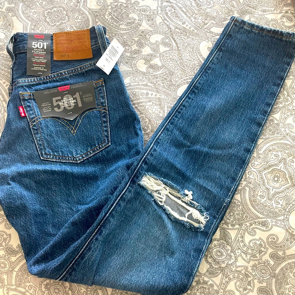 Levi’s 501- size 23 blue indigo